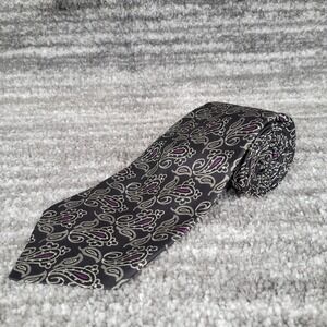 Robert Talbott Best Of Class Paisley Necktie Men's Bond‎ Street Black Purple USA